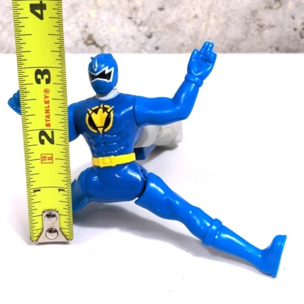 VTG Power‎ Rangers Dino Thunder Blue Ranger 2004 McDonald's Toy Action Figure 4